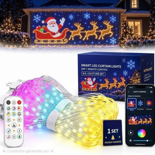 Smart LED Curtain Lights App & Remote