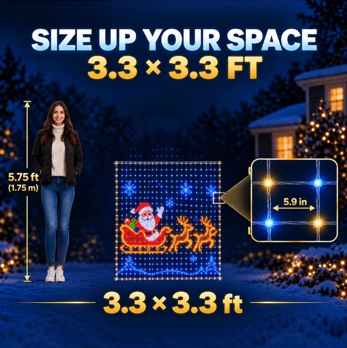Smart LED Curtain Lights