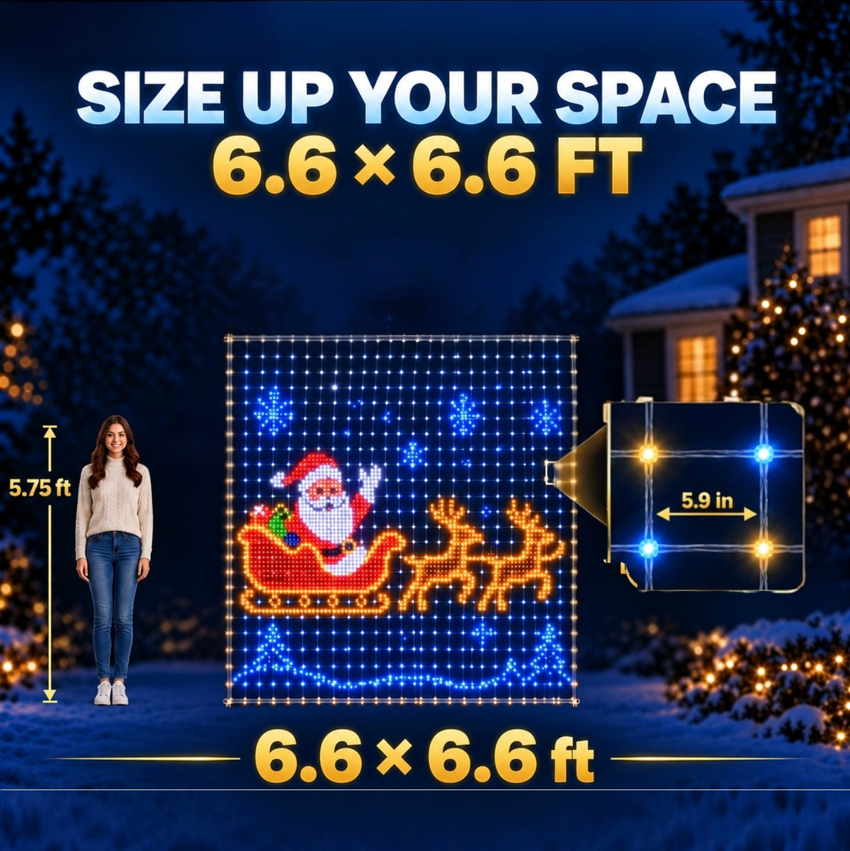 Smart LED Curtain Lights
